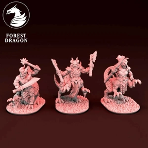 Lizard Ogre Unit - Despoilers - 10mm - Forest Dragon