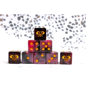 Four-Tusked Elephant Square 16mm Dice.
