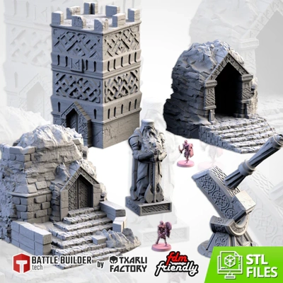 Dwarf Construction 01 Set 25mm - 32mm Dwarf Construction 01 Set 25mm - 32mm