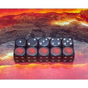 House Targaryen Dice Set House Targaryen Dice Set