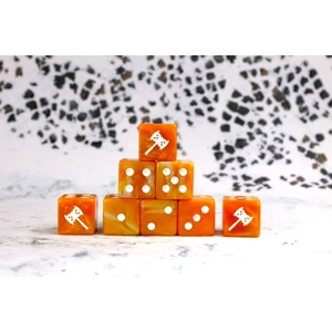 Dwarven Axe Square 16mm Dice