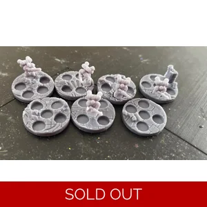 25mm Round Bases - Dark Art Miniatures - 8mm specific