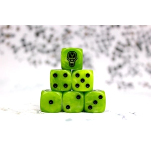 Day of the Dead Skull - Green Dice Set Day of the Dead Skull - Green Dice Set