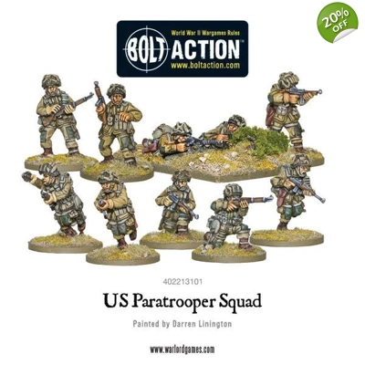 US Paratroopers Squad
