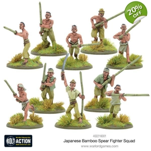 Japanese Bamboo Spear Fighter Squad