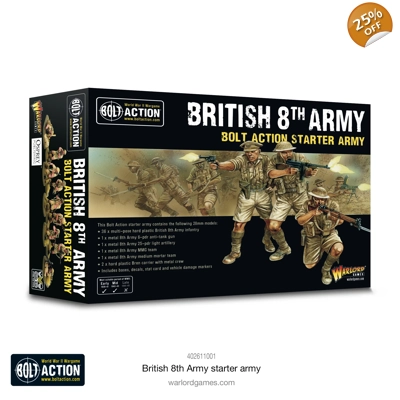 British 8th Starter Army - Bolt Action British 8th Starter Army - Bolt Action