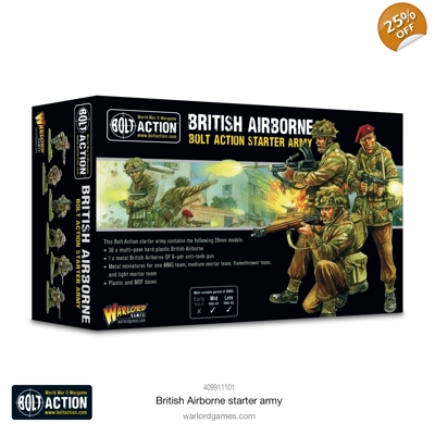 British Airborne Starter Army - Bolt Action British Airborne Starter Army - Bolt Action