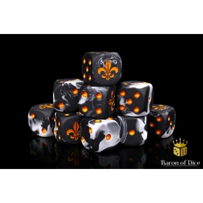 Fleur De Lis Dice - Heritage Dice Set
