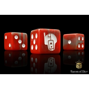 Robot Helm - Red - 16mm Robot Helm - Red - 16mm