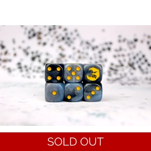 Moon DIce Set 16mm & 12mm