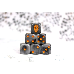 Day of the Dead - Orange Dice Set