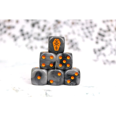 Day of the Dead - Orange Dice Set Day of the Dead - Orange Dice Set