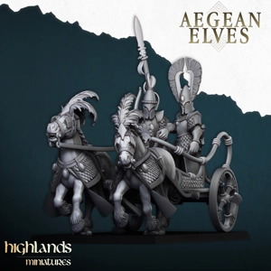 Aegean Elf Chariot - 25mm to 32mm