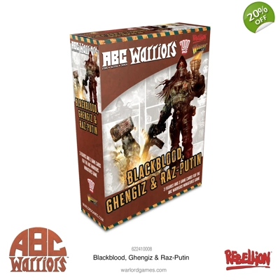 ABC Warriors: Blackblood, Ghengiz & Raz-Putin ABC Warriors: Blackblood, Ghengiz & Raz-Putin