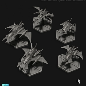 Cursed Elves - Ariel Fighters & Bombers 8mm