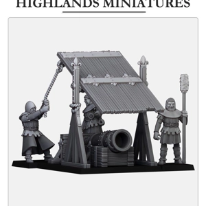 Gallia Bombard- 25mm to 32mm - Highland Miniatures