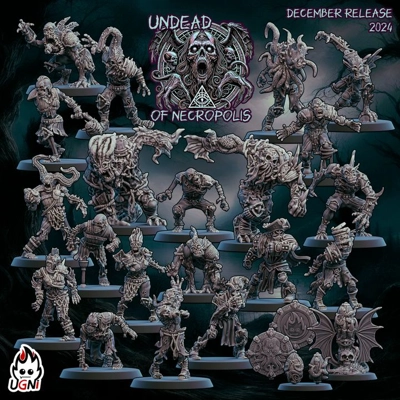 Undead of Necropolis (Lovecraftian style) - Bloodbowl Team Undead of Necropolis (Lovecraftian style) - Bloodbowl Team