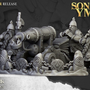 Dwarf Artillery Set - 25mm to 32mm - Sons of YMIR
