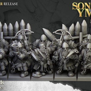 Dwarf Crossbowmen Unit - 25mm to 32mm - Sons of YMIR