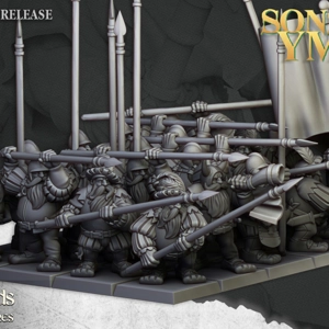 Dwarf Pikesman Unit - 25mm to 32mm - Sons of YMIR