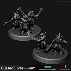 Monstrocities 8mm Cursed Elves Monstrocities 8mm Cursed Elves