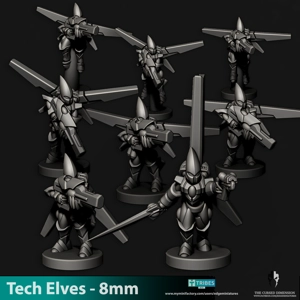 Flying Warriors 8mm - Tech Elves Flying Warriors 8mm - Tech Elves