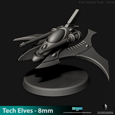 Tech ELves - Ariel Fighters & Bombers 8mm Tech ELves - Ariel Fighters & Bombers 8mm
