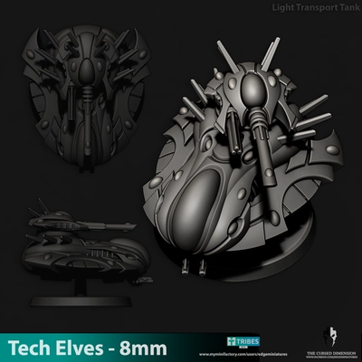Light Transport Tank - 8mm - Edge Miniatures Light Transport Tank - 8mm - Edge Miniatures