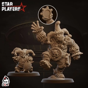 Halfling & Ogre Star Player - Ugni Miniatures