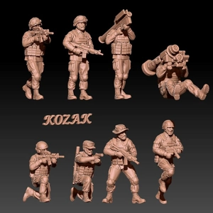 Ukranian Modern Forces Set 1 - 1/100 - 1/72 or 1/60 scale Ukranian Modern Forces Set 1 - 1/100 - 1/72 or 1/60 scale