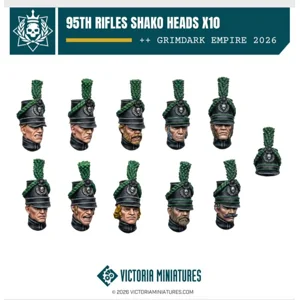 95th Rifles Shako Heads