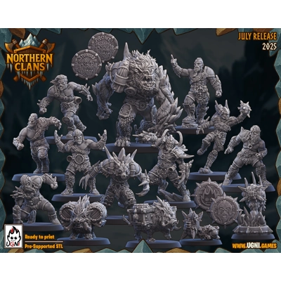 Northern Clans Bloodbowl Team - part 1 Northern Clans Bloodbowl Team - part 1