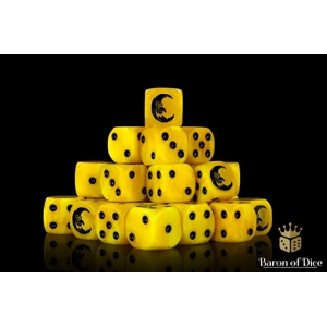 Full Moon Dice 16mm & 12mm