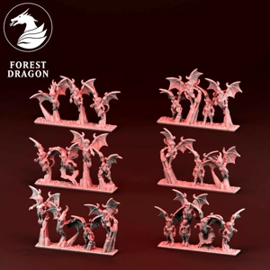 Harpies Unit - Despoilers - 10mm - Forest Dragon