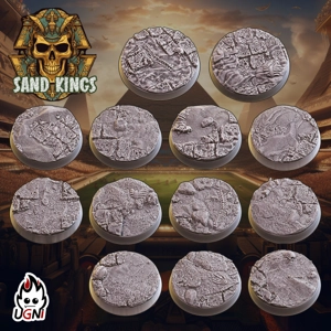 Sand King Bases - Fantasy Football/ Bloodbowl - Ugni Miniatures