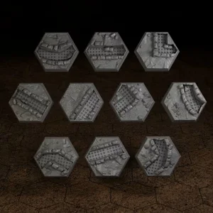 Scenic Hex Bases - Trench Warfare