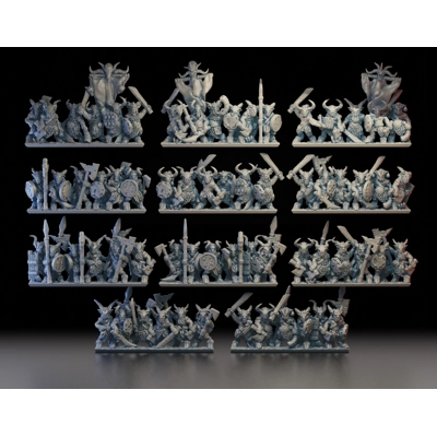 Beastkin Warriors - 10mm Warmaster Beastkin Warriors - 10mm Warmaster