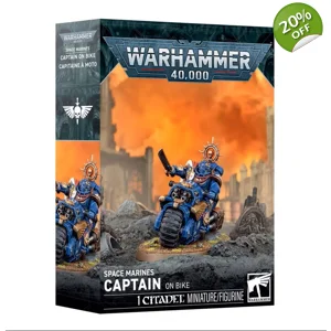 Captain on Bike - Space Marines