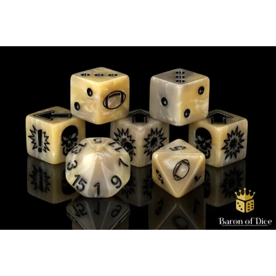 Bone - Bloody Football Dice Bone - Bloody Football Dice