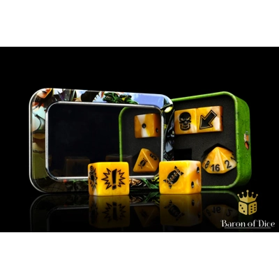 Gold Football Dice Gold Football Dice