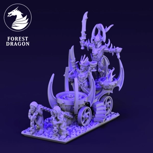 Blood Shrine Unit - Dire Elves - 10mm - Forest Dragon