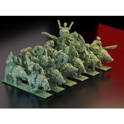 Orc Boar Boyz - 10mm Warmaster Orc Boar Boyz - 10mm Warmaster