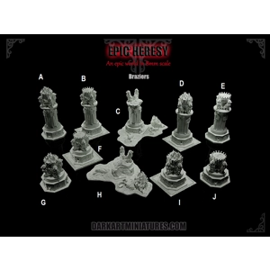 Braziers 6mm Singles/Set Braziers 6mm Singles/Set