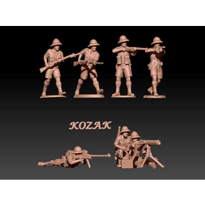 British infantry in pith helmets Africa set 2