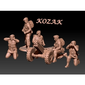 British Paras Howitzer with Berets British Paras Howitzer with Berets