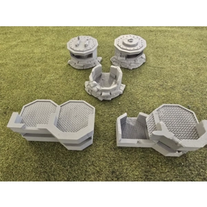 Bunker set - 15mm - Txarli Factory Bunker set - 15mm - Txarli Factory