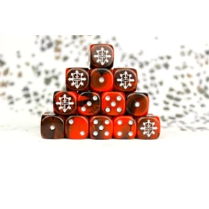 Chaos Infected Knight Dice Set - Silver Chaos Infected Knight Dice Set - Silver