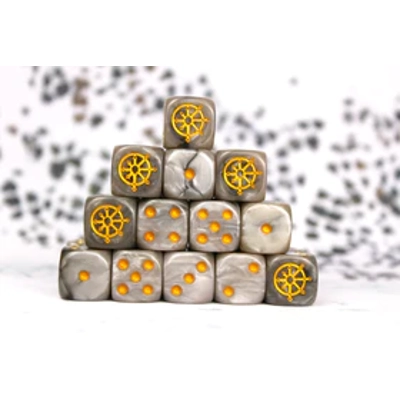 Chaos SIlver Demon Dice Set