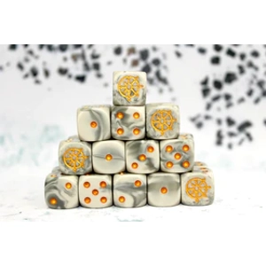 Chaos White Golden Demon DIce Set Chaos White Golden Demon DIce Set