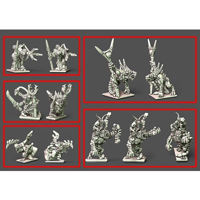 Ankylo Vermin Clans - Warmaster 10mm Ankylo Vermin Clans - Warmaster 10mm